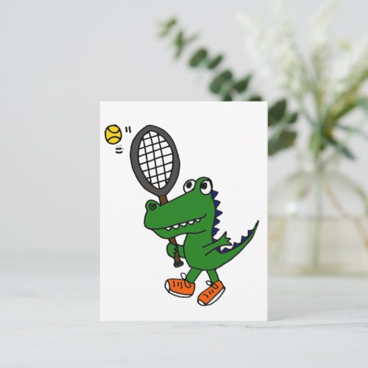 XX- Funny Gator-speldenne Briefkaart (Staand voorkant)