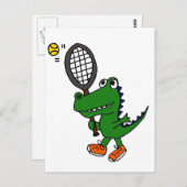 XX- Funny Gator-speldenne Briefkaart (Voorkant / Achterkant)