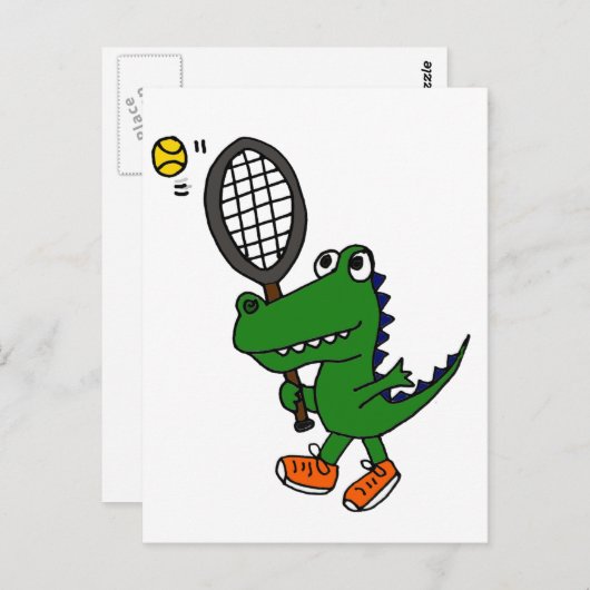XX- Funny Gator-speldenne Briefkaart (Voorkant / Achterkant)