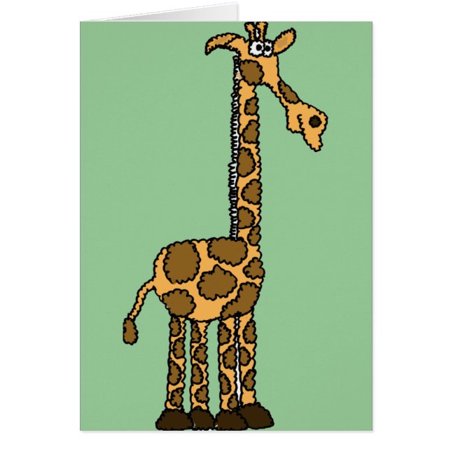 XX- Funny Giraffe Cartoon (Voorkant)