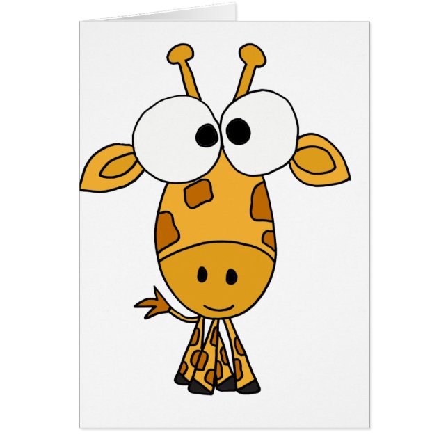 XX- Funny Giraffe Cartoon (Voorkant)