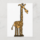 XX- Funny Giraffe Cartoon Briefkaart (Voorkant)