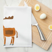 XX- Funny Moose Art Design Theedoek (Quarter Fold)