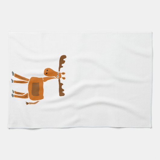 XX- Funny Moose Art Design Theedoek (Horizontaal)