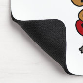 XX- Funny Moose Plays Guitar Cartoon Muismat (Hoek)