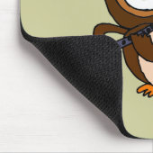 XX- Funny Owl speelt Clarinet Muismat (Hoek)