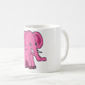 XX- Funny Pink Elephant Koffiemok (Voorkant rechts)