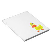 XX- Funny Primitive Art Duck Notitieblok (Schuin)
