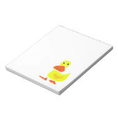 XX- Funny Primitive Art Duck Notitieblok (Linkerzijde)