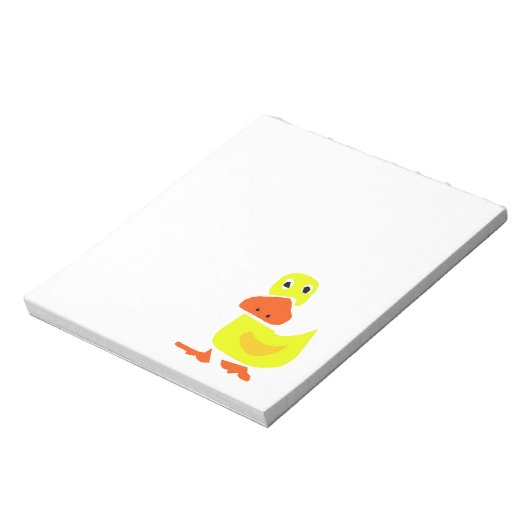 XX- Funny Primitive Art Duck Notitieblok (Linkerzijde)