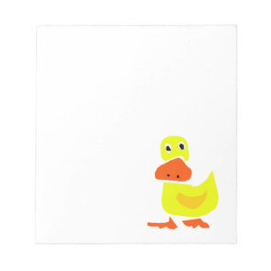 XX- Funny Primitive Art Duck Notitieblok