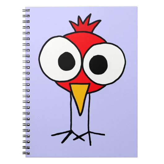 XX- Funny Redbird Cartoon Notitieboek (Voorkant)