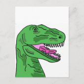 XX- Funny T-Rex Dinosaur Cartoon Briefkaart (Voorkant)