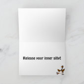 XX geef Uw Binnen Gekke vrij - Gans Kaart (Binnen)