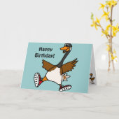 XX geef Uw Binnen Gekke vrij - Gans Kaart (Gele Bloem)