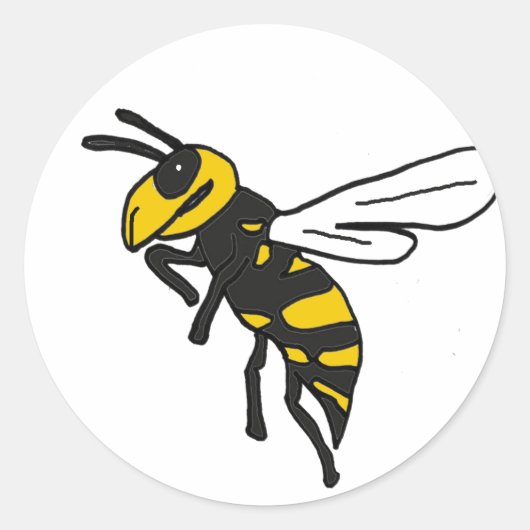 XX- geeljasje Ronde Sticker (Voorkant)