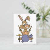 XX- Geweldige Bunny Rabbit-speeltroms Briefkaart (Staand voorkant)