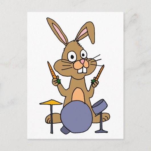 XX- Geweldige Bunny Rabbit-speeltroms Briefkaart (Voorkant)