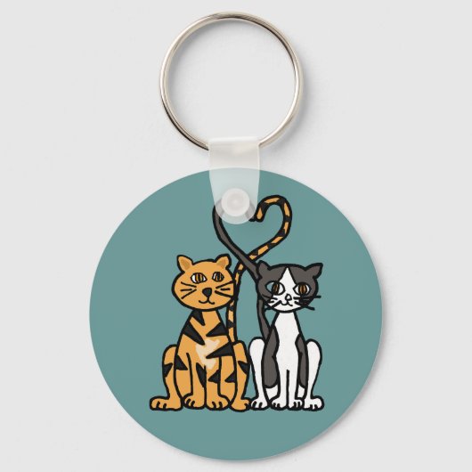 XX- Geweldige katteliefde Sleutelhanger (Voorkant)