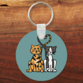 XX- Geweldige katteliefde Sleutelhanger (Voorkant)