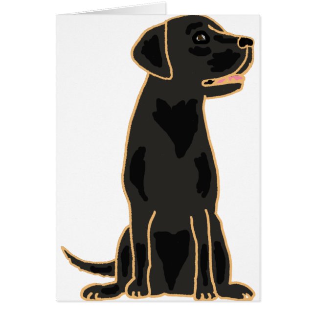 XX- Geweldige ontwerp voor een zwarte labrador-her (Voorkant)