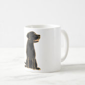 XX- Geweldige ontwerp voor een zwarte labrador-her Koffiemok (Voorkant rechts)