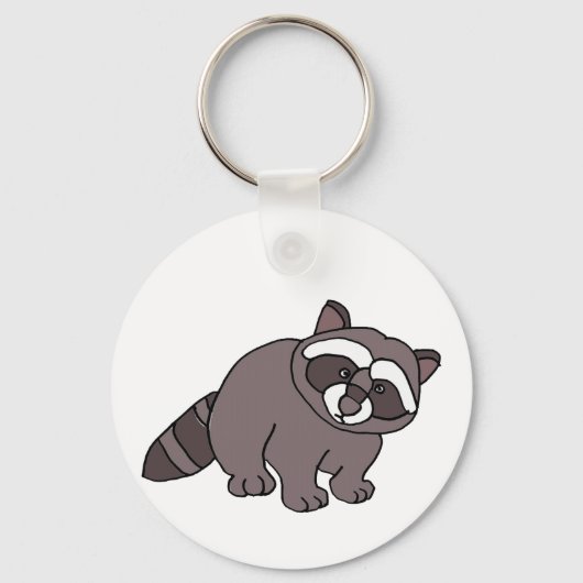 XX- Geweldige Raccoon Sleutelhanger (Voorkant)