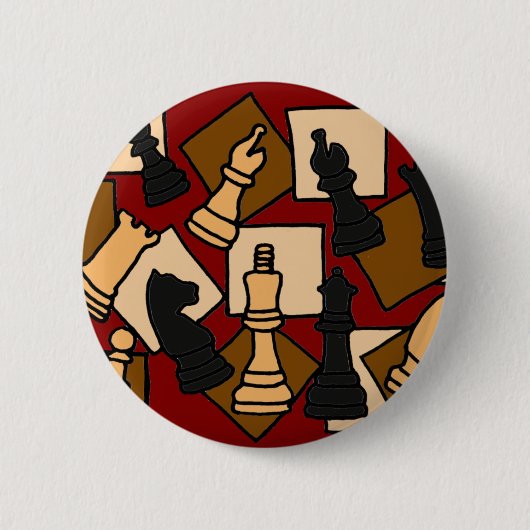 XX- Geweldige schaakspel Ronde Button 5,7 Cm (Voorkant)