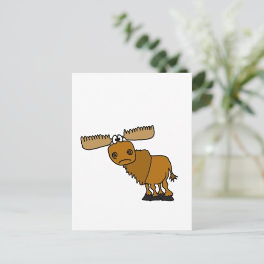 XX- Goofy Moose Design Briefkaart (Staand voorkant)