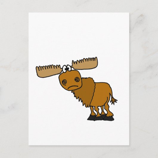 XX- Goofy Moose Design Briefkaart (Voorkant)