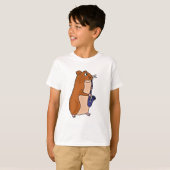XX-Hamster die de Saxophone afspeelt T-shirt (Voorkant volledig)