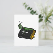 XX- Het bidden van antis op een bijbel Briefkaart (Staand voorkant)