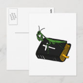 XX- Het bidden van antis op een bijbel Briefkaart (Voorkant / Achterkant)