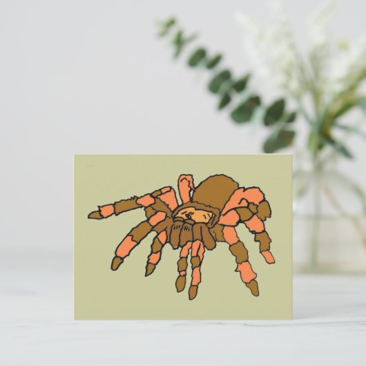 XX- Hilarious Tarantula Spider Briefkaart (Staand voorkant)