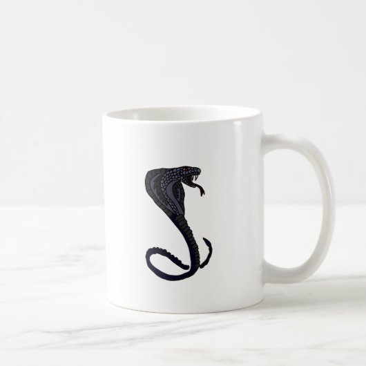 XX- King Cobra Snake Design Koffiemok (Rechts)