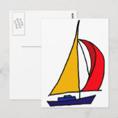 XX- Kleurschip Briefkaart (Voorkant / Achterkant)