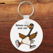 XX- Laat uw binnenkant Gekke los - Goose Sleutelhanger (Voorkant)