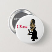 XX- Obama de Vampire Politieke Cartoon Ronde Button 5,7 Cm (Voorkant /achterkant)