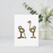 XX- Ostrips in de zand Briefkaart (Staand voorkant)