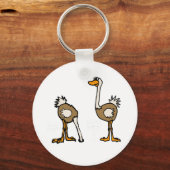 XX- Ostrips in de zand Sleutelhanger (Voorkant)