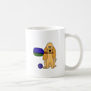 XX- Pickleball Cocker Spaniel Cartoon Koffiemok