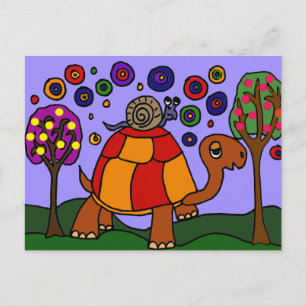 XX- Snagelrondschilderkunst Briefkaart