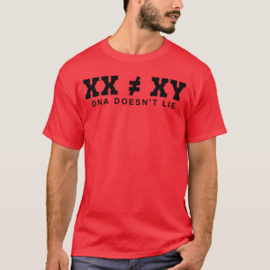 XX XY Atletiek Geslacht Fitness Het Gezonde Versta T-shirt