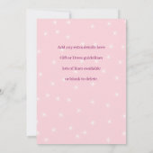 XXe Leopard Print Boho Rainbow Birthday Party Kaart (Achterkant)