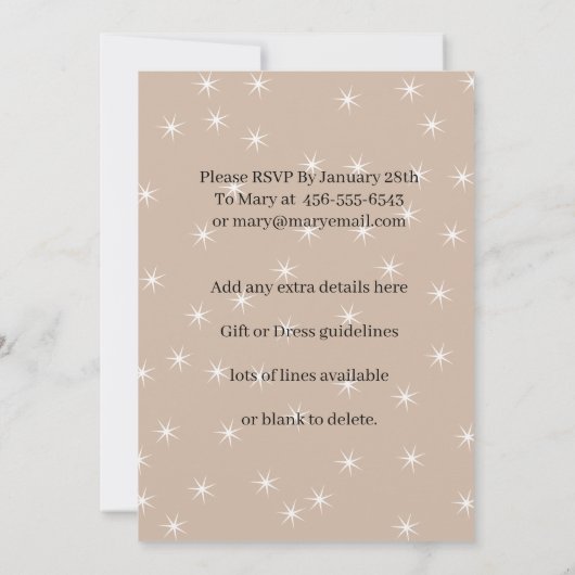 XXe Leopard Print Boho Rainbow Birthday Party Kaart (Achterkant)