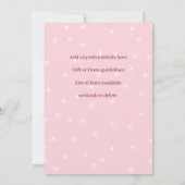 XXe Leopard Print Boho Rainbow Birthday Party Kaart (Achterkant)