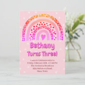 XXe luipaard print Boho Pink regenboogdag Kaart (Staand voorkant)