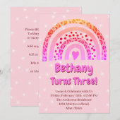 XXe luipaard print Boho Pink regenboogdag Kaart (Voorkant / Achterkant)