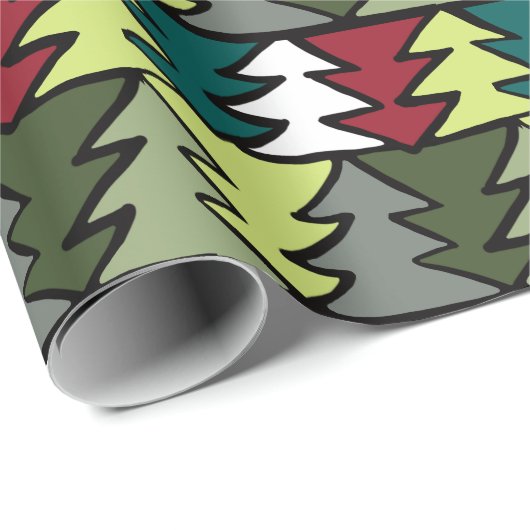 XXL Bomen, verpakkingspapier Cadeaupapier (Rol Hoek)