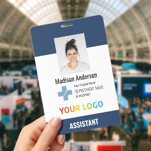 XXL gepersonaliseerd logo en foto ID van ziekenhui Badge